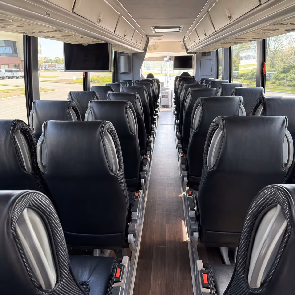 mobile bus rental service area