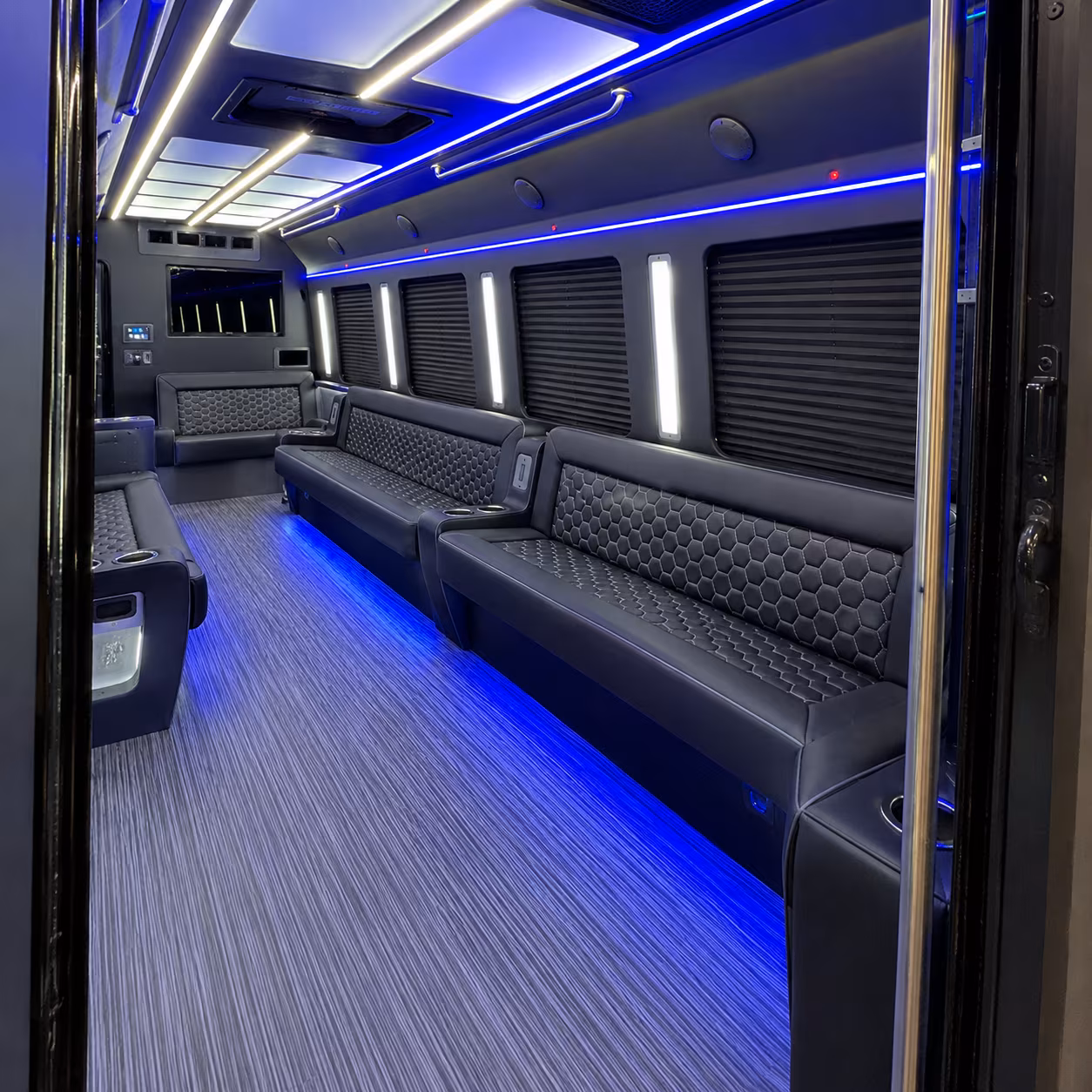 mobile prom party bus rental