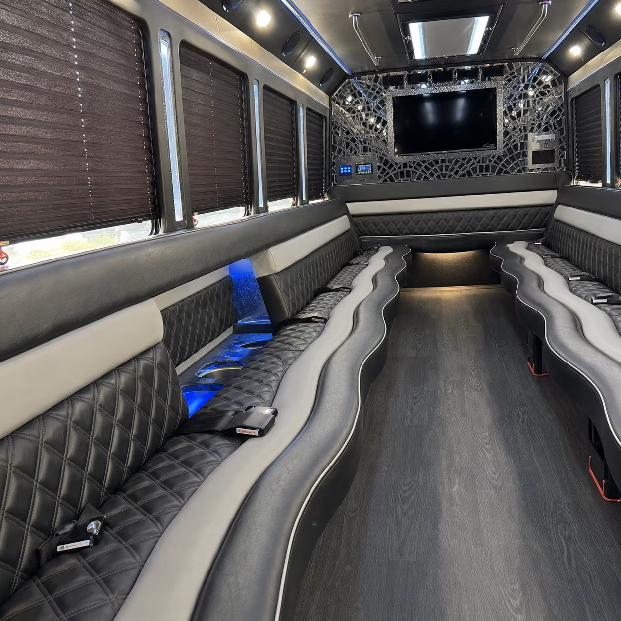 mobile quinceanera sweet 16 party bus rental