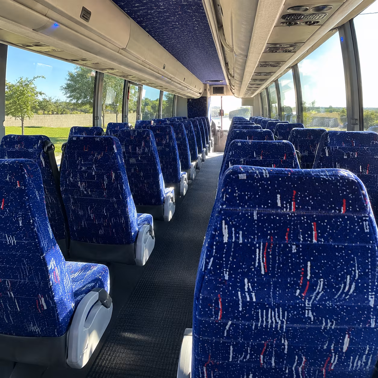 mobile wedding transportation onboard seating